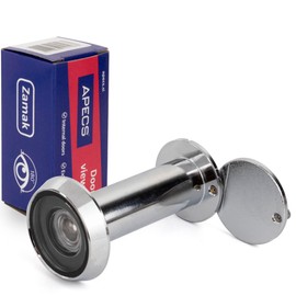 APECS Door Viewer with Privacy Screen for Door 50-90 mm Hole Diameter 16 mm Chrome Door Viewer Cover Model 6016/50-90-CR