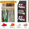 SLEEPING LAMB Narrow Door Hat Organizer for Baseball Caps, Baseball