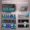 Hayner-Seek Podcast Equipment Bundle for 2, DJ Mixer with 3.5mm