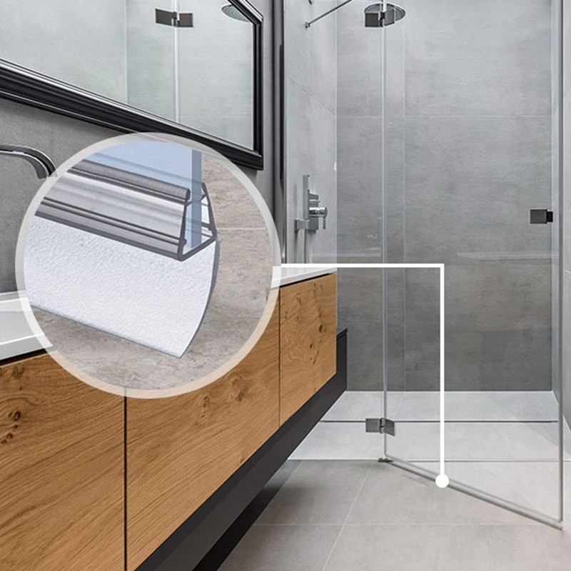 STEIGNER Shower Seal 30cm Glass Thickness 6/7/8mm Straight PVC Replacement