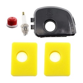 HURI Air Filter Serivce Kit for 595660 Air Filter Cover & 799579 590581 Briggs & Stratton 450E, 500E, 125cc 140cc 08P502 08P602 Models Spark Plug 594281 Primer Bulb AU Shipping