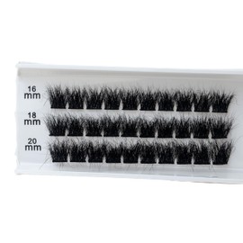 MSMETICS 5D EXTRA VOLUME MINK DIY EYELASH SET 30 CLUSTERS (16mm,18mm,20mm)
