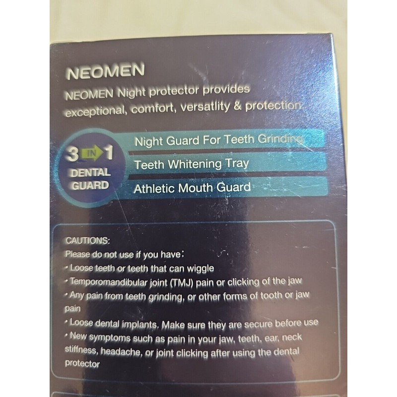 Neomen Professional Dental Guard, stop snoring, Stops Bruxism,2 Sizes, Pack