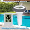 Wireless Floating Pool Thermometer, Bath Thermometer, indoor temperature with LCD