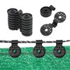 Pack of 30 plastic clips, awning, black special clip with