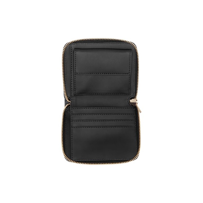 GUESS Anning Small Zip Wallet, black, Modern