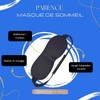 PARENCE - Sleeping Mask - Night Mask with Reinforcement and