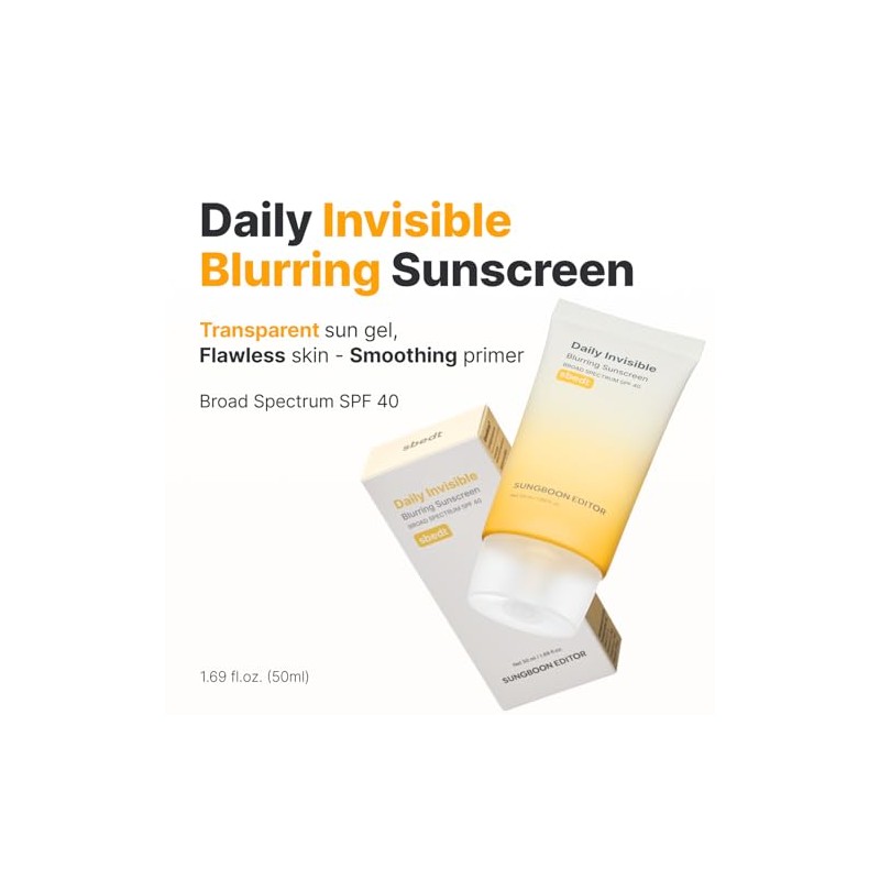 SUNGBOON EDITOR Protector solar borroso invisible, diario con amplio espectro