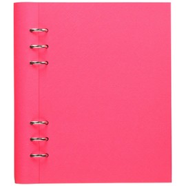 Filofax A5 Saffiano Clipbook - Fluoro Pink