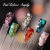 Nail Colour Display" Clear Nail Swatch Sticks, Salon Nail Display