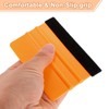 HARFINGTON 5pcs Vinyl Squeegee, Felt Edge Vinyl Wrap Decal Squeegee