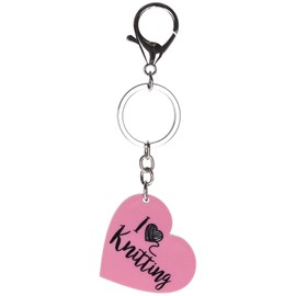 Stands Out, Supplying Outstanding Gifts I Love Knitting Novelty Keyring Bag Tag Charm