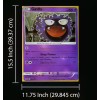 Unbranded Pokémon-Gastly - Unframed