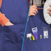 LEFUNDA® Waterproof Apron with 3 Pockets, Adjustable BBQ Apron with