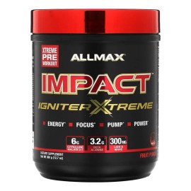 Allmax Nutrition Impact Igniter Extreme 40 Servicios Sabor Ponche