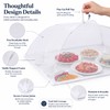 Foldable Mesh Food Cover for Indoor & Outdoor Dining –