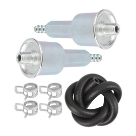 MOTOALL 149-2457 Fuel Filter RV Generators Trailer Camper 3600/4000 with Clamps Fuel Pipe Replaces for Cummins Onan Generator 30 micron Fits Camp Power KYD/MicroLite KY/MicroQuiet KY Model Generators