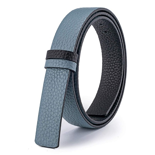 Vatee's Women's Reversible Real Leather Replacement Belt Strap without Buckle