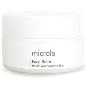 Microla Face Balm Moisturizing Cream, Face, Fragrance-free, Color-free, Alcohol-free, Simple Basic Cosmetics, Sensitive Skin, 0.7 oz (20 g)