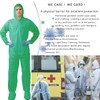 V VICOGARD Hazmat Suits,10 Colors Options Disposable Protective Coveralls, Paint