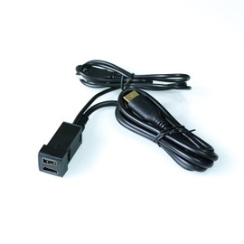 USB Input Port & HDMI Input Port Audio Relay Audio Parts Spare Switch Hole Converts to USB/HDMI Input for Toyota/Daihatsu Cars (0.9 x 0.9 inches (22.5 x 22.5 mm)