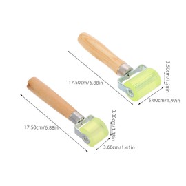 Cabilock 2Pcs Automotive Sound Deadening Roller Tool for Efficient Car Audio Insulation and Tire Repair Compact Seam Roller for Vinyl and Wallpaper Applications