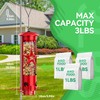 Squirrel Proof Bird Feeders for Outdoors Hanging, Metal Squirrel Proof