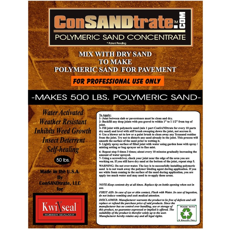 Polymeric Sand Concentrate - 20 lbs. (Mix with Local Sand