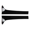 2PCs Rear Window Side Spoiler Automobile Rear Windowshield Spoiler Replacement