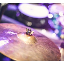 Cymbal Accessories Replacement Sleeves Cymbal Felts with Cymbal Washer and Wing Nuts Felt Hi Hat Cup Clutch Set for Drum 18 Pieces