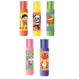 Nickelodeon Ryan’s World Kids Outdoor Sidewalk Chalk Jumbo Chalks Set with Holders