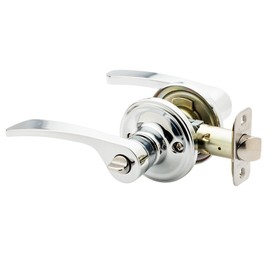 Copper Creek KL2230PS Scandinavian Privacy Kash Non-Handed Lever, Polished Stainless