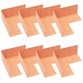 8 Pack Inside Waterproofing Corner Shower Membrane Corner Shower Seamless Membrane Corner Polyethylene Corner Membrane for Bathtub and Steam Room