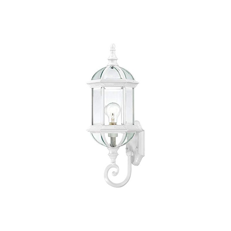 Nuvo 60/3497 One Light Outdoor Wall Mount, White