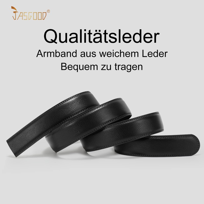 JasGood Men's 35 mm Strap and 40 mm Automatic Ratchet