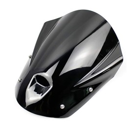 ABS Plastic Smoke MT09 FZ09 Windshield Windscreen Deflector w/Mounting Bracket for Yamaha 2013-2016 MT 09 MT-09 FZ-09 2014 2015 (Black)