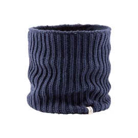 Sterntaler Unisex Knitted Tube Scarf Plain, navy