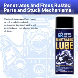 HI-GEAR ENERGY RELEASE Penetrating Lubricant 12 fl. oz. | Treats Metal to Reduce Friction and Wear