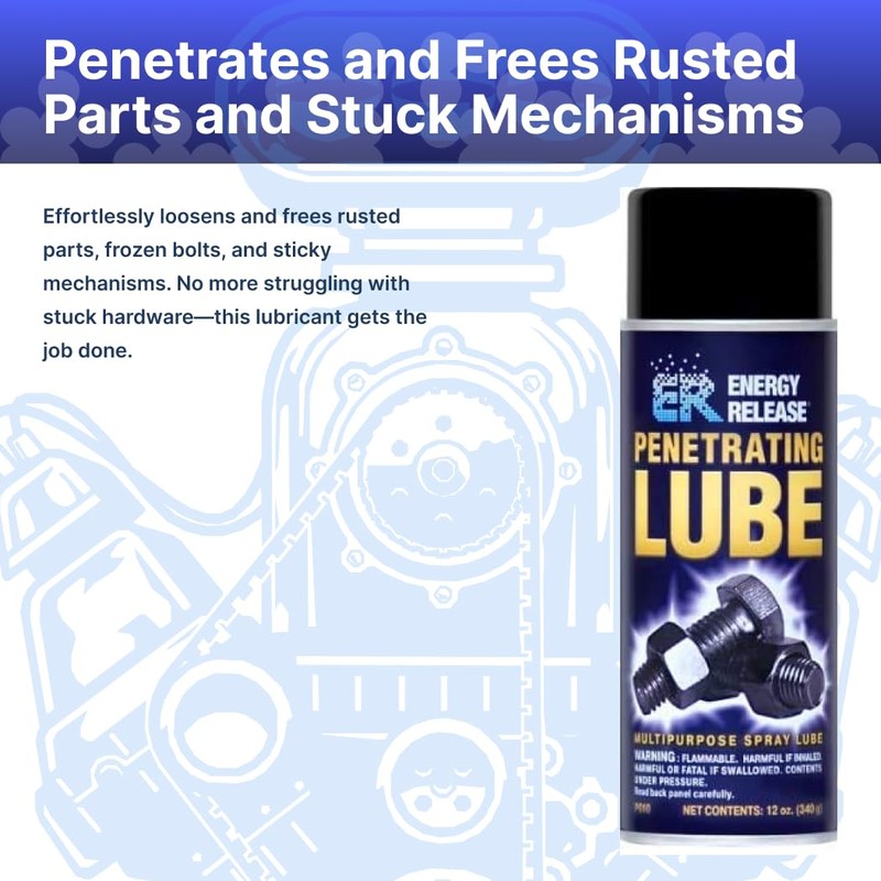HI-GEAR ENERGY RELEASE Penetrating Lubricant 12 fl. oz. | Treats