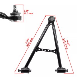 Caltric Front Lower Right And Left A-Arms for Yamaha Grizzly 660 YFM660F 4X4 2003-2008