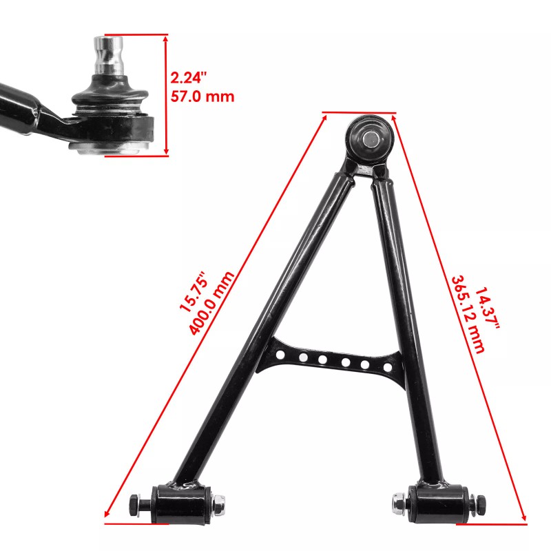 Caltric Front Lower Right And Left A-Arms for Yamaha Grizzly