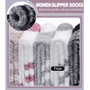 LANLEO Fuzzy Socks for Women Soft Cozy Fluffy Slipper Winter