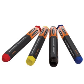 Keson LCYELLOW Yellow Hard Lumber Marking Crayon, Weather and Wear Resistant