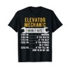 Elevator Mechanic Maintenance Rate Technician T-Shirt