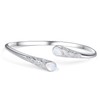 ixluck Natural Moonstone Bangle Bracelet For Women Real Moonstone Cuff