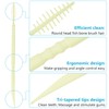 DanTicy Brushpicks Interdental Toothpicks,Soft Bristle Dental Floss Picks Toothpicks,Helps Removes