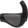 Ergon GP2 Ergonomic Gripshift Handlebar Grip, Black/Grey black Black -