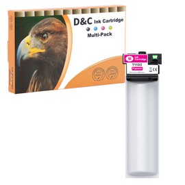 D&C T11D3 Printer Cartridges for Epson T11D3 Cartridges Compatible with Epson Workforce Pro WF-C5390DW, WF-C5390DN, WF-C5390DW BAM, WF-C5890DWF, WF-C5890DWF BAM (1 Magenta)