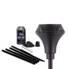 TIKI Island King 65" Metal Outdoor Torch – Weather-Resistant, Decorative