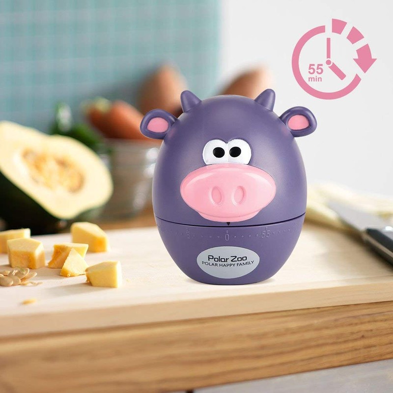 Cute Cartoon Kitchen Timer Mini Animal Timer Countdown Cooking Supplies